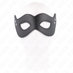 KINK - LEATHERETTE MASK WITH RIVETS MODEL 1 26 x 8 CM - imagine 3
