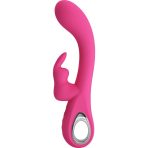 PRETTY LOVE - NOVAK RABBIT VIBRATOR 12 VIBRATIONS PINK - imagine 4