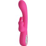 PRETTY LOVE - NOVAK RABBIT VIBRATOR 12 VIBRATIONS PINK - imagine 3