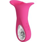 PRETTY LOVE - CLYDE ORAL VIBRATOR VIBRATING TONGUE 12 VIBRATIONS PINK - imagine 5