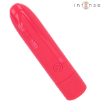 INTENSE - SYMONE USB RECHARGEABLE VIBRATING BULLET 8 VIBRATIONS RED 10 X 2.2 CM - imagine 3