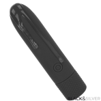 BLACK  SILVER - GERI USB RECHARGEABLE VIBRATING BULLET 8 VIBRATIONS BLACK 10 X 2.2 CM - imagine 3