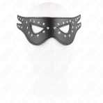 KINK - SEXY LEATHERETTE MASK MODEL 2 27 x 13 CM - imagine 2