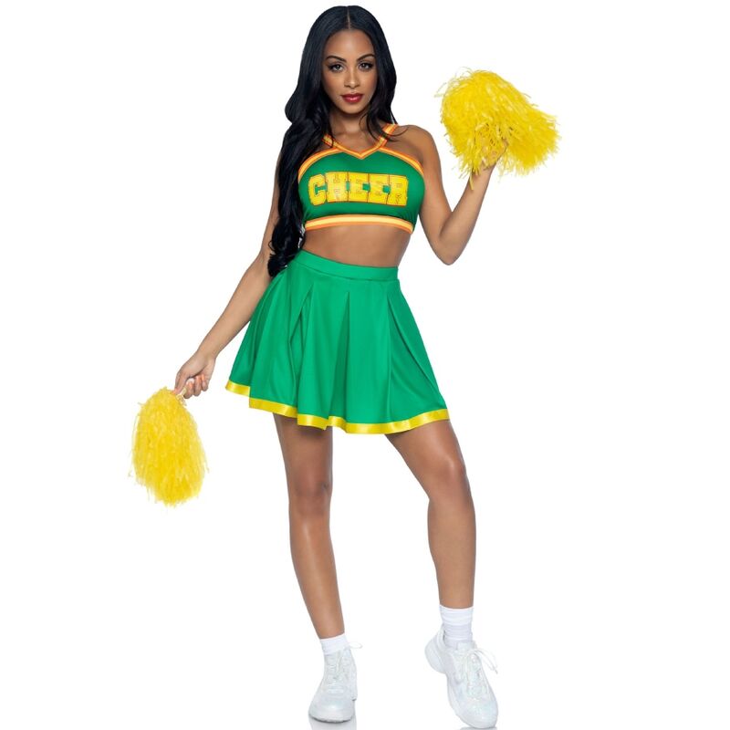 img_192671_884d349dbf4feaf06ca09173660a77e8_1.jpg LEG AVENUE - COSTUME CHEERLEADER GREEN M/L - imagine 1