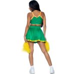 LEG AVENUE - COSTUME CHEERLEADER GREEN M/L - imagine 2