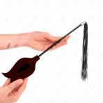 KINK - ROSE SHAPE SILICONE TASSEL WHIP 45 CM - imagine 3