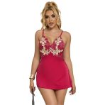 SUBBLIME - 954130 BABYDOLL WITH RED FLORAL DESIGN L/XL - imagine 4
