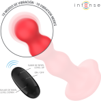 INTENSE - CODY VIBRATOR WITH SUCTION CUP RED REMOTE CONTROL - imagine 3