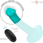 INTENSE - KATIE VIBRATOR WITH SUCTION CUP 10 VIBRATIONS BLUE REMOTE CONTROL - imagine 3
