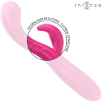 INTENSE - AMARA VIBRATOR WITH STIMULATING TONGUE 10 VIBRATIONS PINK - imagine 5