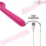 INTENSE - PATY VIBRATOR 19 CM FLEXIBLE 10 VIBRATIONS MODEL 2 PINK - imagine 5