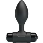 PRETTY LOVE - VIBRA BUTT 10 VIBRATIONS ANAL PLUG BLACK - imagine 2
