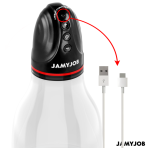 JAMYJOB - XPAND LITE AUTOMATIC TESTICLE PUMP 3 SUCTION LEVELS GREY - imagine 4