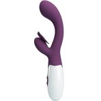 PRETTY LOVE - BUTTERFLY KISS RABBIT VIBRATOR  G-SPOT STIMULATOR PURPLE - imagine 2