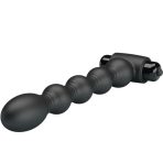 PRETTY LOVE - LYNN SILICONE ANAL PLUG 10 VIBRATIONS BLACK - imagine 2