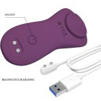 PRETTY LOVE - MANE LAY ON CLITORIS MASSAGER 10 VIBRATIONS REMOTE CONTROL PURPLE - imagine 5