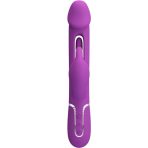 PRETTY LOVE - KAMPAS 3 IN 1 MULTIFUNCTION RABBIT VIBRATOR  PURPLE - imagine 2