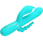 PRETTY LOVE - CAMMY 4 IN 1 MULTIFUNCTION TRIPPLE RABBIT VIBRATOR  BLUE - imagine 3