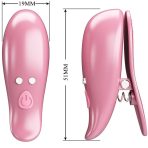 PRETTY LOVE - CAILEY NIPPLE CLAMPS 10 VIBRATIONS REMOTE CONTROL PINK - imagine 5
