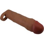 PRETTY LOVE - HANI PENIS SLEEVE WITH 5 CM EXTENSION MULATTO - imagine 3