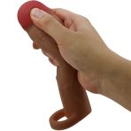 PRETTY LOVE - HANI PENIS SLEEVE WITH 5 CM EXTENSION MULATTO - imagine 4
