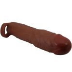 PRETTY LOVE - GERD PENIS SLEEVE WITH 7.6 CM EXTENSION MULATTO - imagine 4