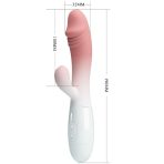 PRETTY LOVE - SNAPPY RABBIT VIBRATOR 30 VIBRATIONS PINK - imagine 4