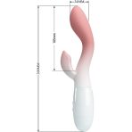PRETTY LOVE - BRIGHTY G-SPOT VIBRATOR + CLITORIS STIMULATOR 30 VIBRATIONS PINK - imagine 4