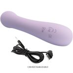 PRETTY LOVE - ROSOLYN RABBIT VIBRATOR 10 VIBRATIONS PURPLE - imagine 5