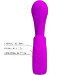 PRETTY LOVE - SIBEL SIBEL G-SPOT VIBRATOR + CLITORIS STIMULATOR 10 VIBRATIONS PURPLE - imagine 4
