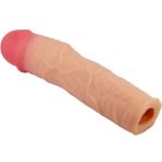PRETTY LOVE - STEVENSON PENIS SLEEVE WITH 7.6 CM EXTENSION FLESH - imagine 3