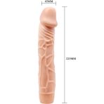 BAILE - BOB REALISTIC VIBRATOR 22.5 CM FLESH - imagine 5