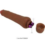 BAILE - DRYAD REALISTIC VIBRATOR 25 CM MULATTO - imagine 3