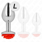 KINK - PLUG ANAL ROSE RED SIZE L - imagine 2