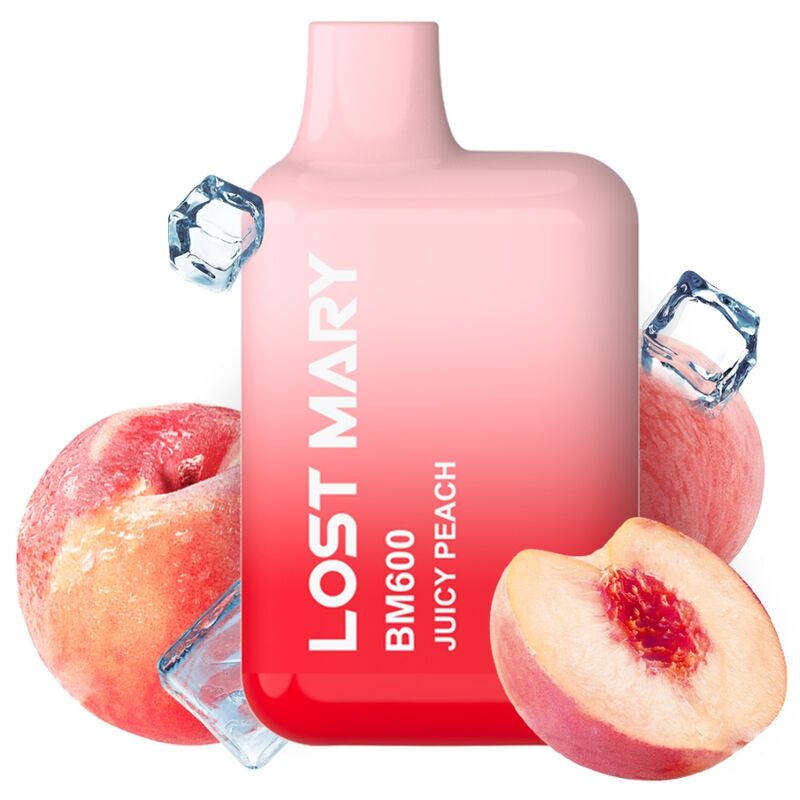 img_200052_235a2848ffcc82a734dfeaf9e57c6671_1.jpg LOST MARY - BM600 NICOTINE VAPER 2% DISPOSABLE JUICY PEACH - imagine 1