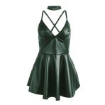 SUBBLIME - 955441 DRESS WITH GREEN LEATHER STRAPS L/XL - imagine 5