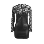 SUBBLIME - 955601 LONG SLEEVED DRESS WITH BLACK LACE L/XL - imagine 4