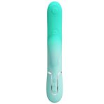 PRETTY LOVE - GIGI MULTIFUNCTION RABBIT VIBRATOR AQUA GREEN - imagine 3