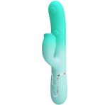 PRETTY LOVE - GIGI MULTIFUNCTION RABBIT VIBRATOR AQUA GREEN - imagine 2