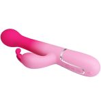 PRETTY LOVE - DEJON 3 IN 1 MULTIFUNCTION RABBIT VIBRATOR PINK - imagine 4
