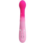 PRETTY LOVE - DEJON 3 IN 1 MULTIFUNCTION RABBIT VIBRATOR PINK - imagine 3