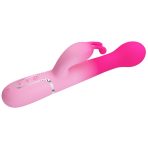 PRETTY LOVE - DEJON 3 IN 1 MULTIFUNCTION RABBIT VIBRATOR PINK - imagine 5