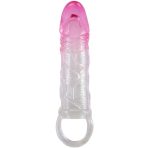 PRETTY LOVE - ODES REALISTIC 2 CM ENLARGEMENT SHEATH FOR PENIS PINK - imagine 2
