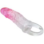 PRETTY LOVE - ODES REALISTIC 2 CM ENLARGEMENT SHEATH FOR PENIS PINK - imagine 3