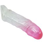 PRETTY LOVE - ODES REALISTIC 2 CM ENLARGEMENT SHEATH FOR PENIS PINK - imagine 4