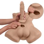 SILEXD - APOLLO L REALISTIC MALE TORSO CARAMEL - imagine 3