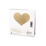 BIJOUX - INDISCRETS FLASH GOLDEN HEART NIPPLE COVERS - imagine 3