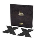 BIJOUX - INDISCRETS FLASH CROSS BLACK NIPPLE CAPS - imagine 2