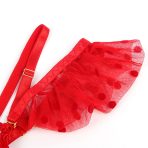 SUBBLIME - 957506 CONJUNTO SUJETADOR Y LIGA DE ENCAJE ROJO S/M - imagine 5