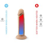 SILEXD - REALISTIC PENIS MODEL 2 THERMOREACTIVE SILICONE 15.4 CM - imagine 5